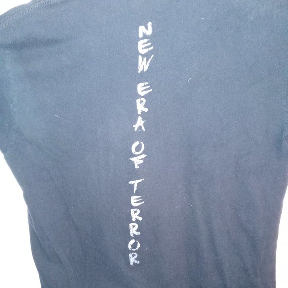 2018 BUSCH GARDENS FL HOWL- 0 - SCREAM , A NEW ERA OF TERROR WOMENS T SHIRT SZ L - Picture 3 of 3